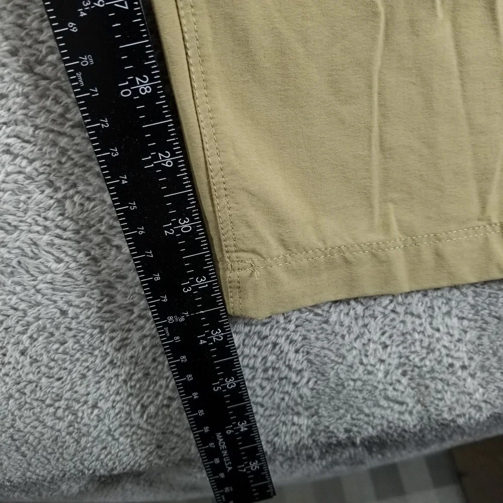 LL Bean Pants Mens 38x32 Beige Cresta Nylon Cargo Hiking Outdoor Travel Trail